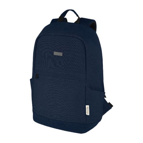 JOEY - Zaino antifurto per portatile da 15,6" in canvas riciclato certificato GRS - 18L