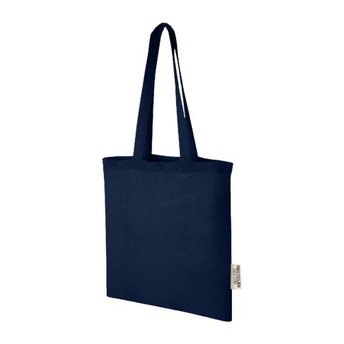 MADRAS - Tote bag in cotone riciclato GRS da 140 g/m2 - 7L