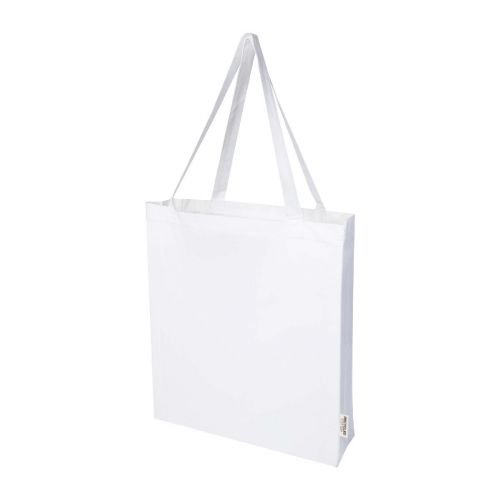 MADRAS - Tote bag a soffietto in cotone riciclato certificato GRS da 140 g/m² - 12L