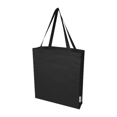 MADRAS - Tote bag a soffietto in cotone riciclato certificato GRS da 140 g/m² - 12L