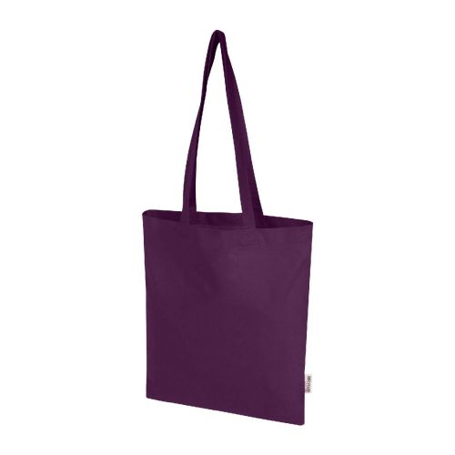 MADRAS BLEND - Tote bag in cotone riciclato certificato GRS da 140 g/m² - 7L