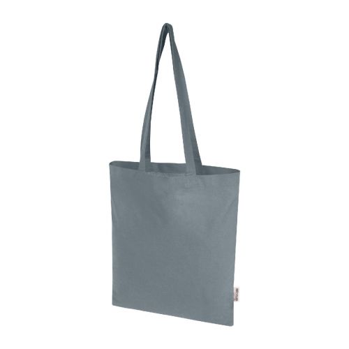 MADRAS BLEND - Tote bag in cotone riciclato certificato GRS da 140 g/m² - 7L
