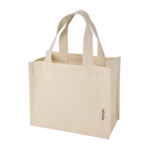 ODESSA - Tote bag mini a soffietto in cotone riciclato certificato GRS da 220 g/m² - 9L