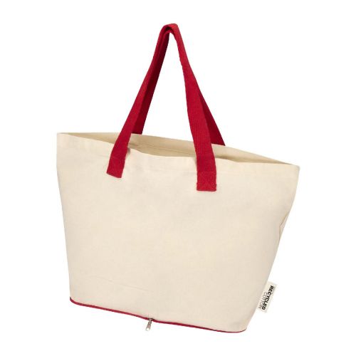 SIERRA - Tote bag pieghevole in cotone riciclato certificato GRS da 140 g/m² - 12L