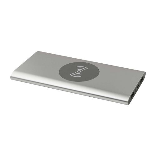 JUICE - Power bank wireless da 8000 mAh Type C in alluminio riciclato 