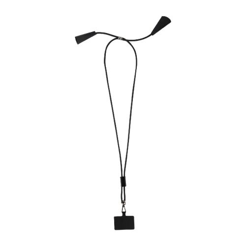 SMARTLANYARD ECOSYNC - Lanyard per smartphone in plastica riciclata con cavo integrato per la sincronizzazione dati e la ricarica rapida 5 in 1 da 1