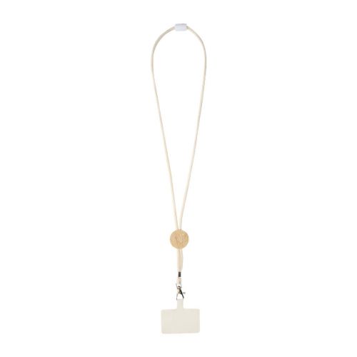 ADHAB - Lanyard per smartphone con dettagli in bambù 