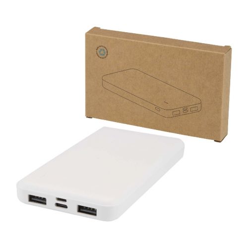 INTAN - Power bank da 10.000 mAh e 10 W in plastica riciclata 