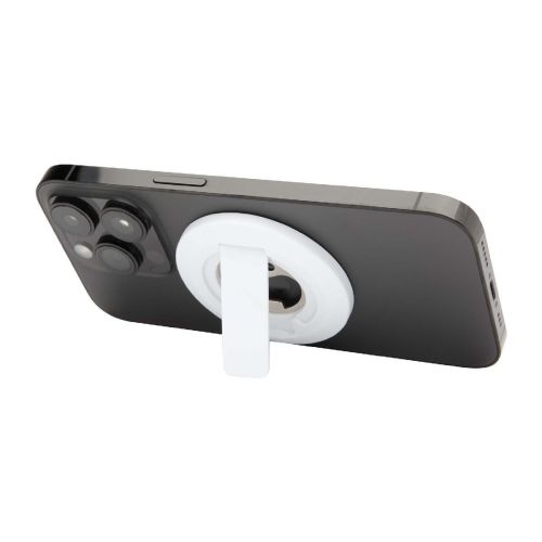 AIN - Supporto per telefono magnetico in plastica riciclata con apribottiglie 