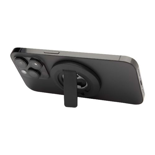AIN - Supporto per telefono magnetico in plastica riciclata con apribottiglie 