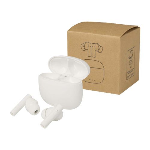 ALTERF - Cuffie Bluetooth® True Wireless in plastica riciclata con inserti auricolari in silicone 