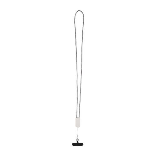 ANSER - Lanyard per smartphone in plastica riciclata con cavo integrato 5-in-1 da 27 W 