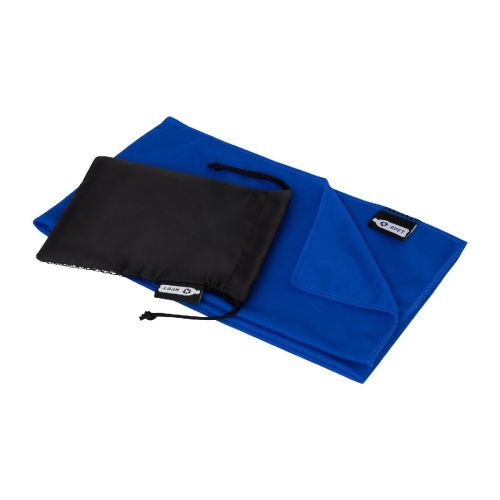 RAQUEL - Asciugamano sportivo di raffreddamento in PET riciclato con pouch 80 x 30 cm