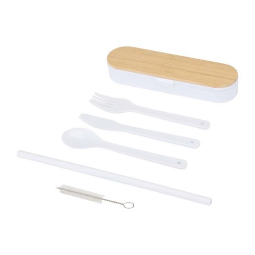 RUNA - Set di posate con coperchio in bambù 