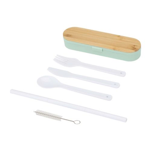 RUNA - Set di posate con coperchio in bambù 