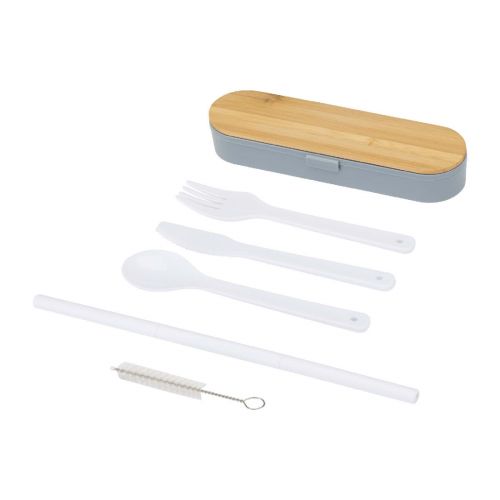 RUNA - Set di posate con coperchio in bambù 