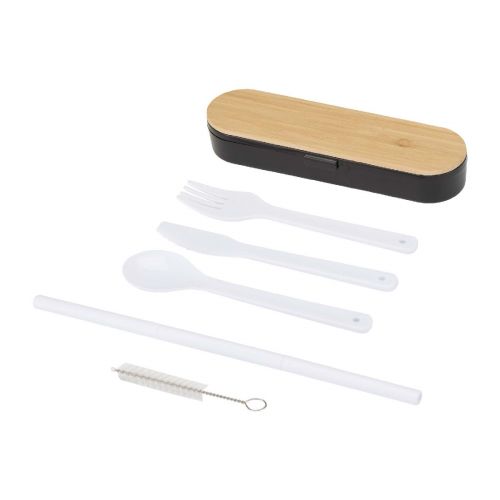 RUNA - Set di posate con coperchio in bambù 