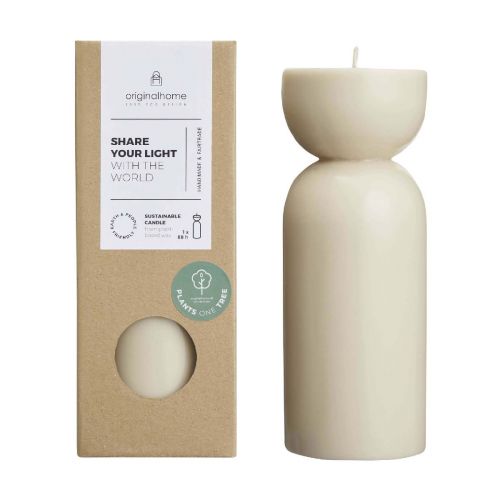 ORIGINALHOME - Candela media in materiale biologico 