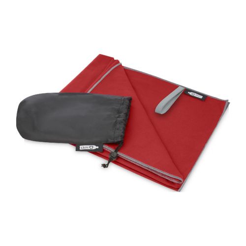 PIETER ULTRA - Asciugamano Pieter ultra leggero e ad asciugatura rapida in PET riciclato 130 x 80 cm
