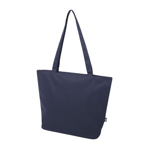 PANAMA - Tote bag in materiale riciclato certificato GRS con cerniera 20l
