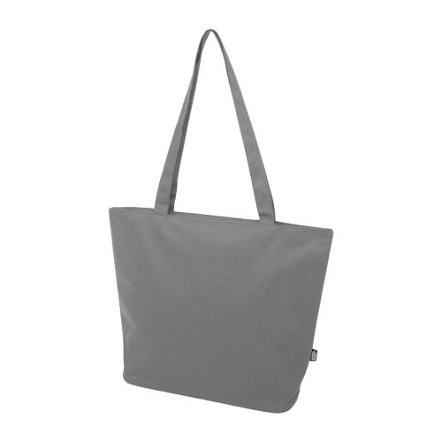PANAMA - Tote bag in materiale riciclato certificato GRS con cerniera 20l