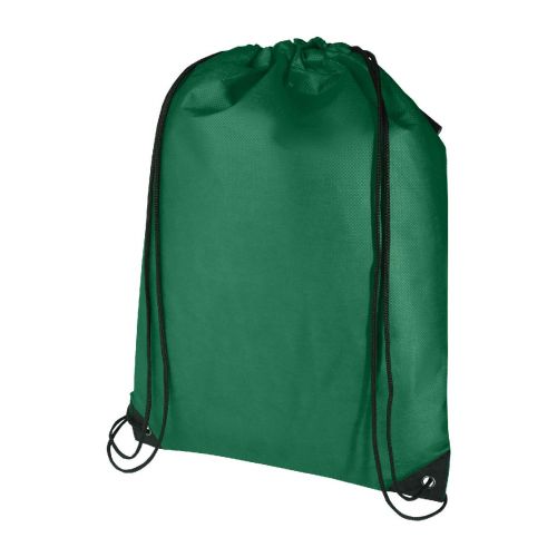EVERGREEN - Borsa con coulisse in tessuto non tessuto riciclato certificato GRS - 5L