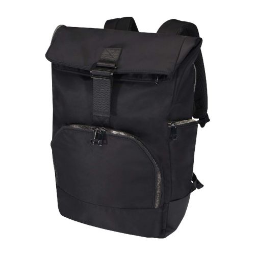 RHINE - Zaino per portatile da 15,6" in materiale riciclato certificato GRS con chiusura arrotolabile - 18L