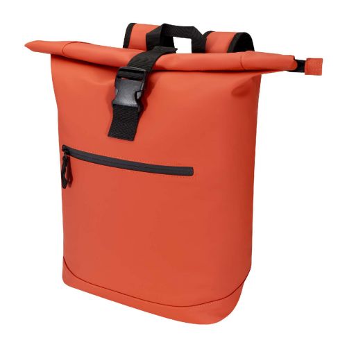 RESI PLUS - Zaino roll-top per portatile da 15" in materiale riciclato certificato GRS da 18 litri 