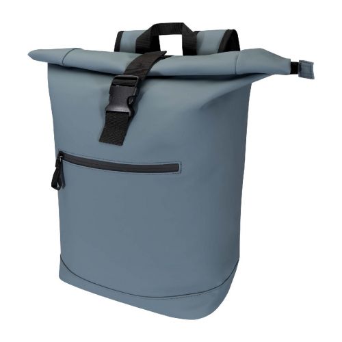 RESI PLUS - Zaino roll-top per portatile da 15" in materiale riciclato certificato GRS da 18 litri 
