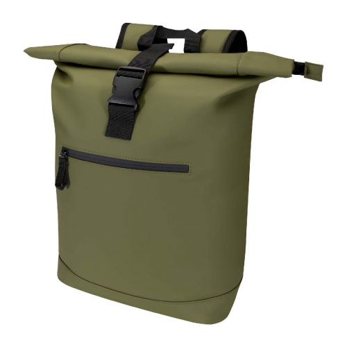 RESI PLUS - Zaino roll-top per portatile da 15" in materiale riciclato certificato GRS da 18 litri 