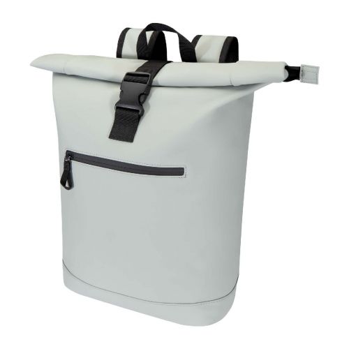 RESI PLUS - Zaino roll-top per portatile da 15" in materiale riciclato certificato GRS da 18 litri 
