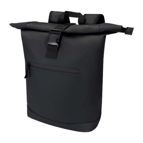 RESI PLUS - Zaino roll-top per portatile da 15" in materiale riciclato certificato GRS da 18 litri 
