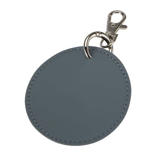 RESI PLUS - Portachiavi con charm a forma rotonda in materiale riciclato certificato GRS 