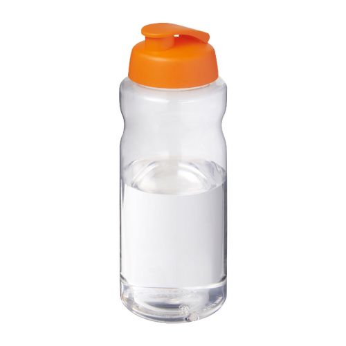 H2O ACTIVE BIG BASE 1L FLIP - Borraccia sportiva da 1 litro con coperchio a scatto H2O Active® Big Base