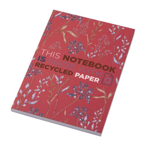 NOVELLA AUSTEN - Blocco note formato A5 con copertina morbida riciclata e 100 fogli 