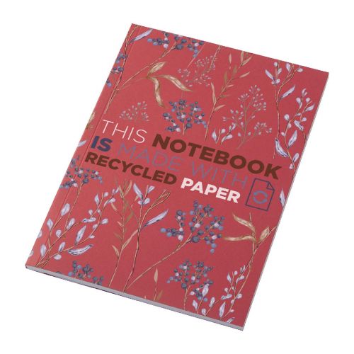 NOVELLA AUSTEN - Blocco note formato A5 con copertina morbida riciclata e 50 fogli 