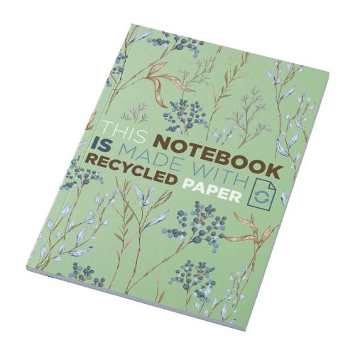 NOVELLA AUSTEN - Blocco note formato A5 con copertina morbida riciclata e 50 fogli 