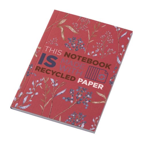 NOVELLA AUSTEN - Blocco note formato A6 con copertina morbida riciclata e 50 fogli 