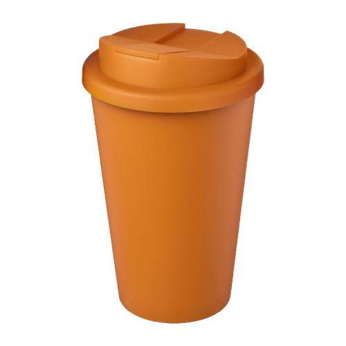 AMERICANO® - Tazza Eco da 350 ml in materiale riciclato e con coperchio ermetico