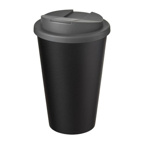 AMERICANO® - Tazza Eco da 350 ml in materiale riciclato e con coperchio ermetico