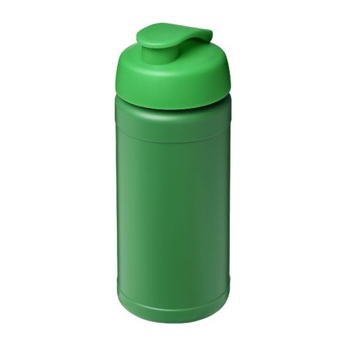 BASELINE - Borraccia sportiva in materiale riciclato con coperchio a scatto da 500 ml 