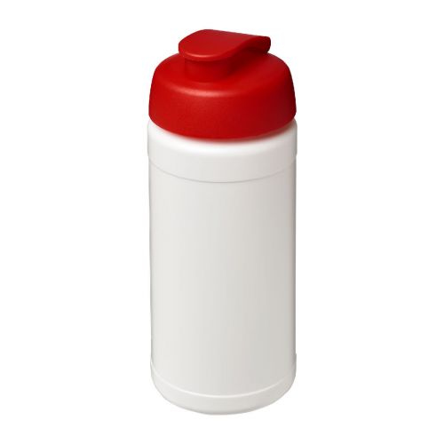 BASELINE - Borraccia sportiva in materiale riciclato con coperchio a scatto da 500 ml 