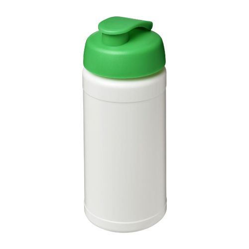 BASELINE - Borraccia sportiva in materiale riciclato con coperchio a scatto da 500 ml 