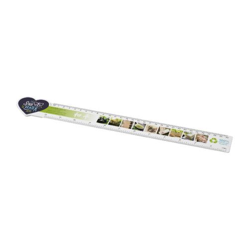 TAIT - Righello da 30 cm in plastica riciclata a forma di cuore 