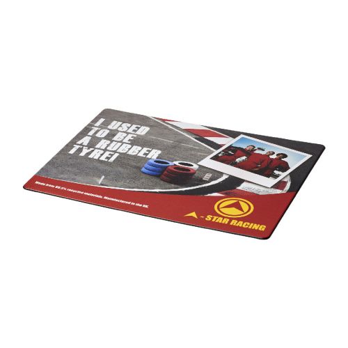 ECOTYRE MOUSEPAD - Tappetino per mouse Brite-Mat® con materiale a base di pneumatici