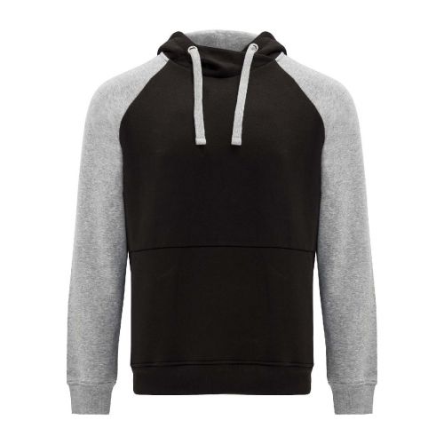 BADET - Felpa con cappuccio unisex bicolore 