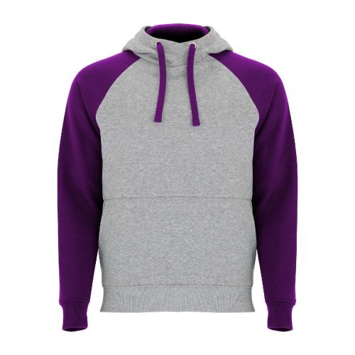 BADET - Felpa con cappuccio unisex bicolore 