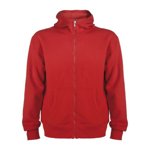 MONTBLANC - Felpa unisex con cappuccio e zip intera 