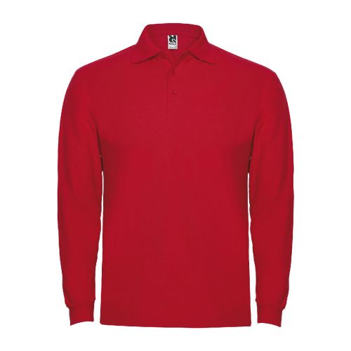 ESTRELLA - Polo da uomo a maniche lunghe 
