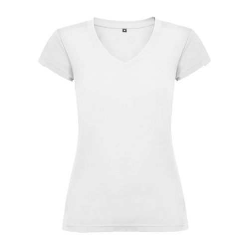 VICTORIA - T-shirt a maniche corte con scollo a V da donna 